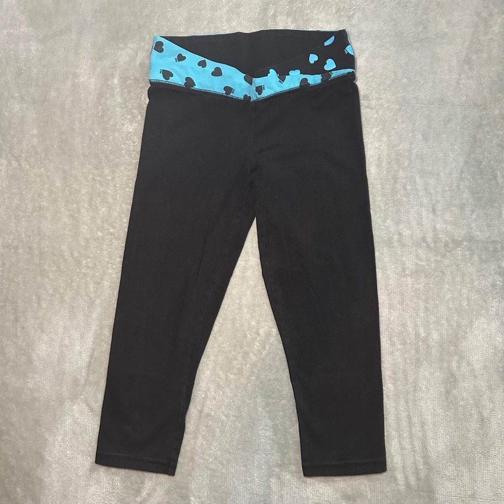 Y2K Victorias Secret PINK Capri Yoga Leggings Women Sz XS Athleisure Workout Gym